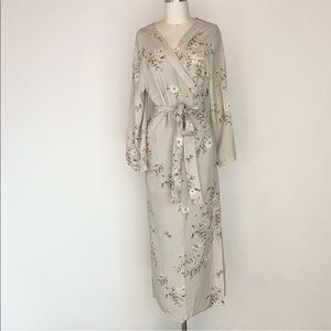 Long Floral Robe